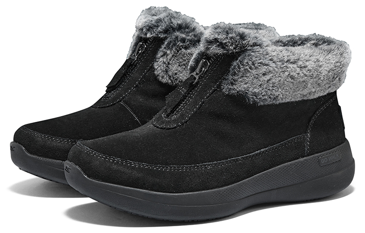 Skechers GO WALK Stability Durable Cushioning Knee-High Snow Boots Women's Black купить в интернет-магазине Yoocart с быстрой доставкой по России.