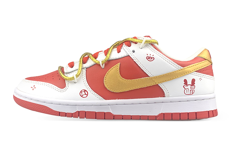 Nike Dunk Low Low-Top Skateboard Shoes GS University Red