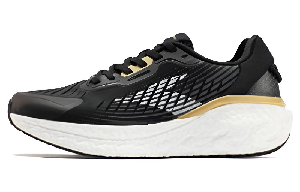 361° BOUND AIR 2.0 Abrasion Resistant Slip Resistant Lightweight Cushioning Low Top Running Shoes Men's Black Gray