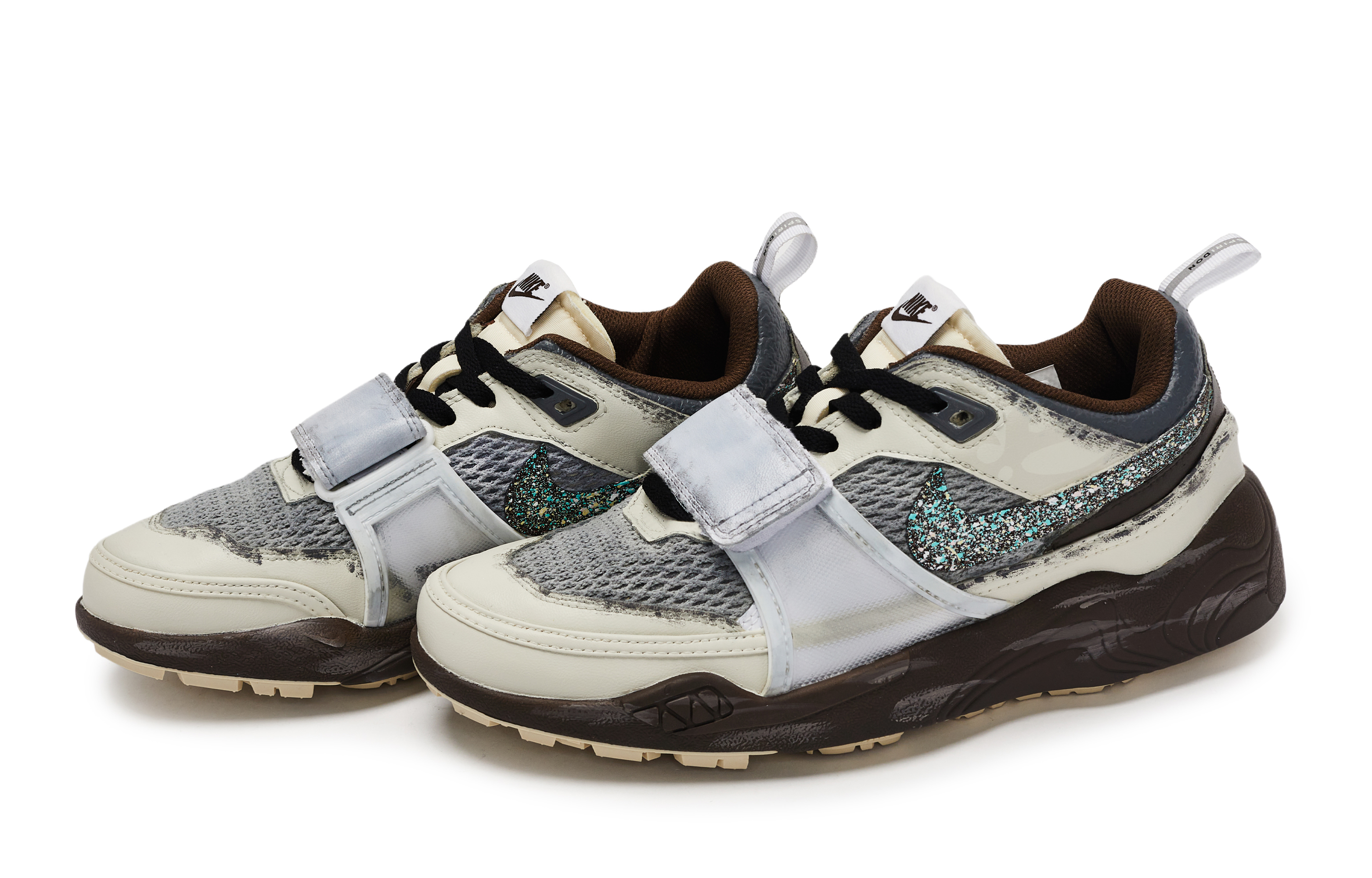 Travis Scott X Nike ZOOM Field JAXX Casual Shoes Unisex Low Top Grey/Brown/Coffee купить в интернет-магазине Yoocart с быстрой доставкой по России.