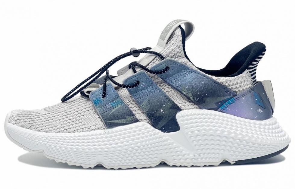 Adidas Originals PROPHERE Anti-Slip And Wear-Resistant Lightweight Low-Top Casual Shoes Unisex Gray Blue