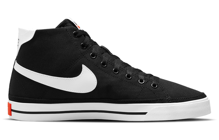 Nike Court Legacy Canvas Mid 'Black White Orange' Women's купить в интернет-магазине Yoocart с быстрой доставкой по России.