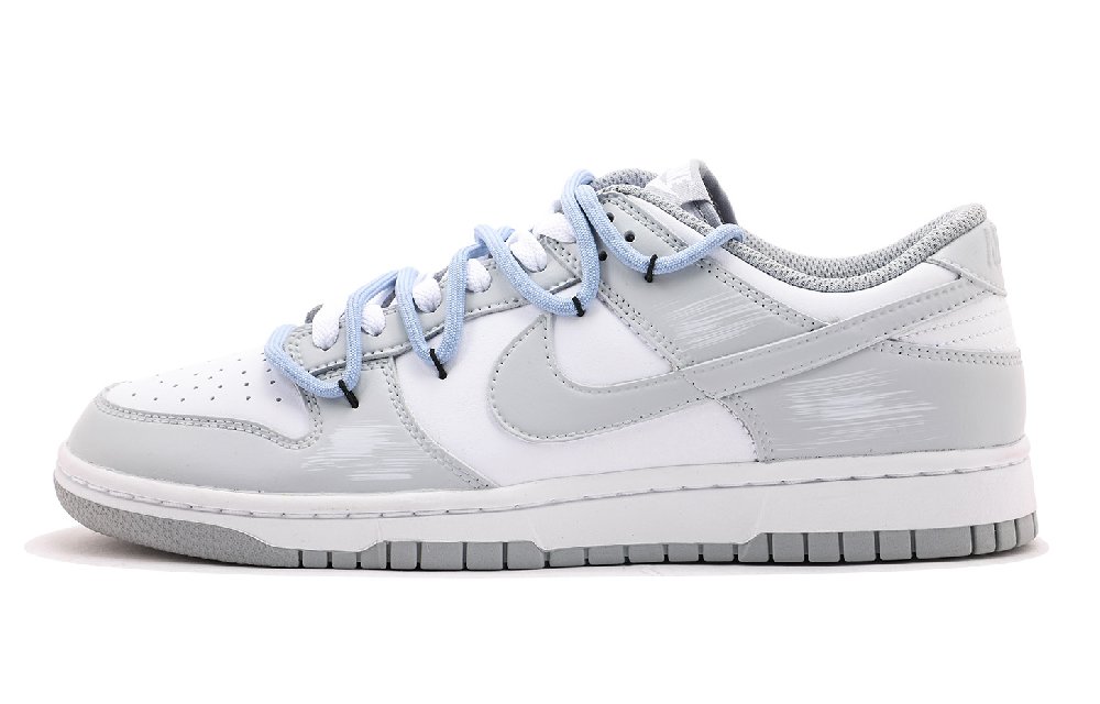 Nike Dunk Coverage Abrasion Resistant Low Top Skateboard Shoes Unisex Sky Blue