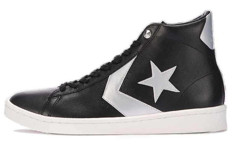 Converse Mastermind Japan Converse Pro Leather Hi Crossover Casual Skateboarding Shoes Unisex Black Silver