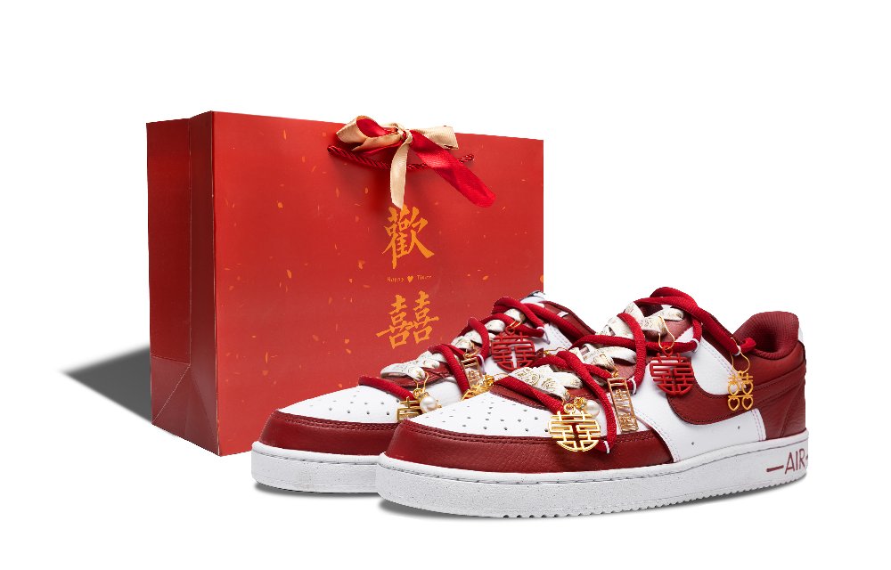 Nike Dunk Anti Slip Wear Resistant Low Top Skateboard Shoes Men's True Red