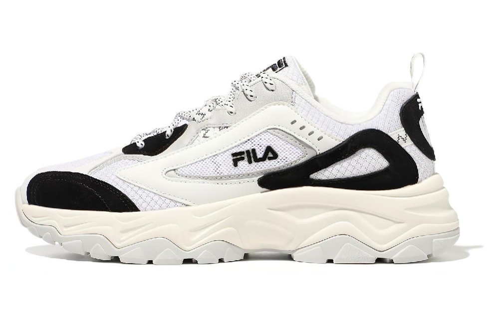 FILA Low Top Casual Shoes Unisex Black White