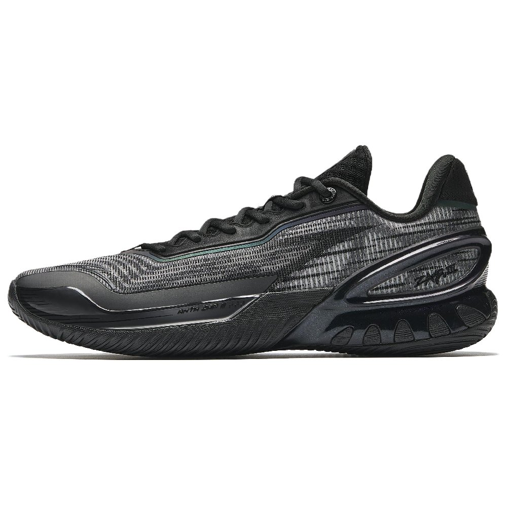 Anta Zap 3 Cushioning, Wear Resistant Low Top Front Fork Carbon Plate Basketball Shoes Men's Black