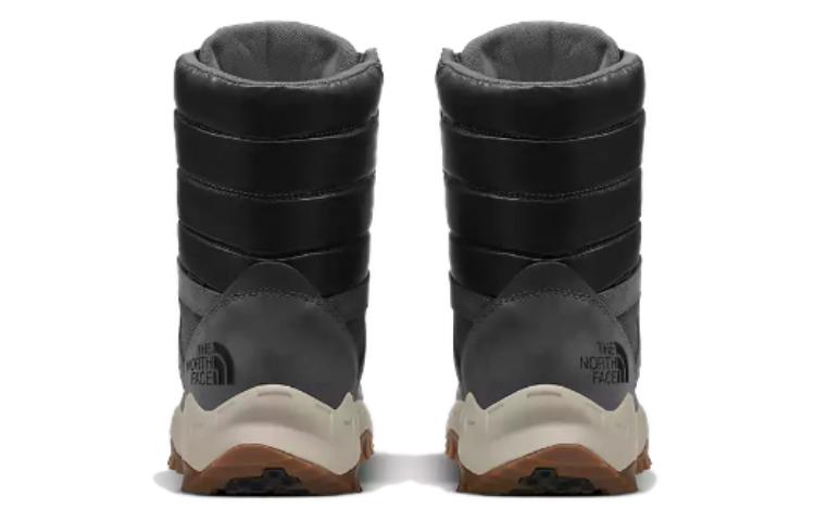 THE NORTH FACE ThermoBall Anti Slip Wear Resistant High Top Mountaineering & Hiking Shoes Men's Gray White