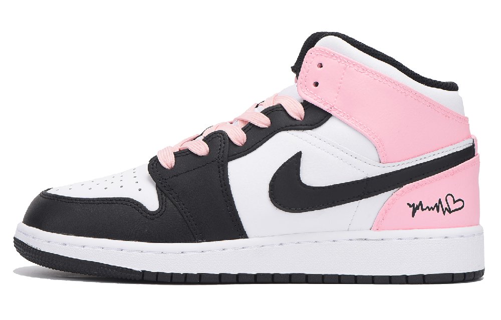 Jordan Air Jordan 1 Non-slip Lightweight Low-Top Vintage Basketball Shoes Women's Pink
