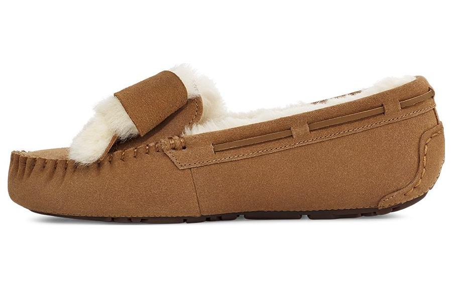 UGG Dakota Fur Bow 'Chestnut' Women's