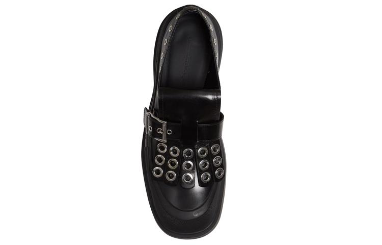 Alexander McQueen Buckle Detailed Monk Shoes
