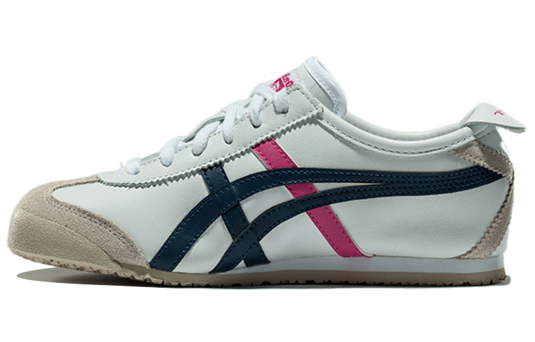 Onitsuka Tiger MEXICO 66 Slip Resistant Low Top Casual Shoes Unisex White Red