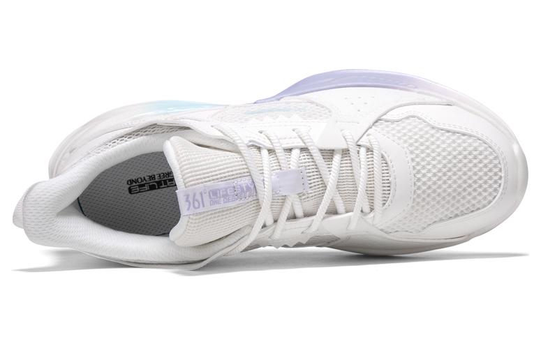 361° Cushioning Anti-Slip And Wear-Resistant Low-Top Sports Casual Shoes Women's White Blue