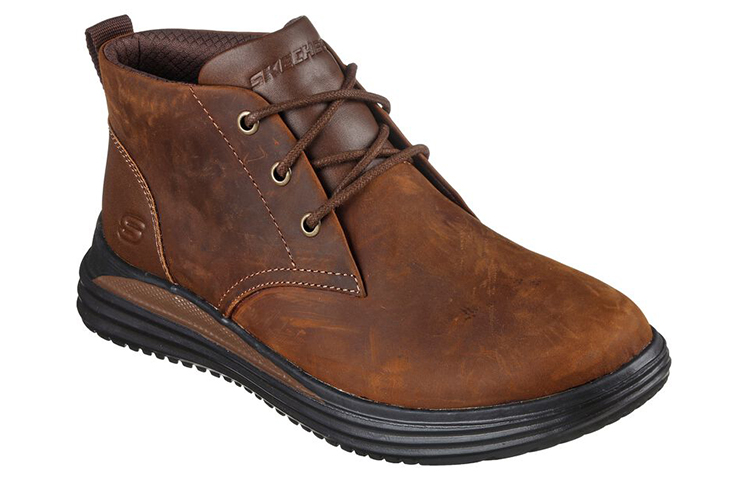 Skechers Proven Ankle Boots Men's Brown