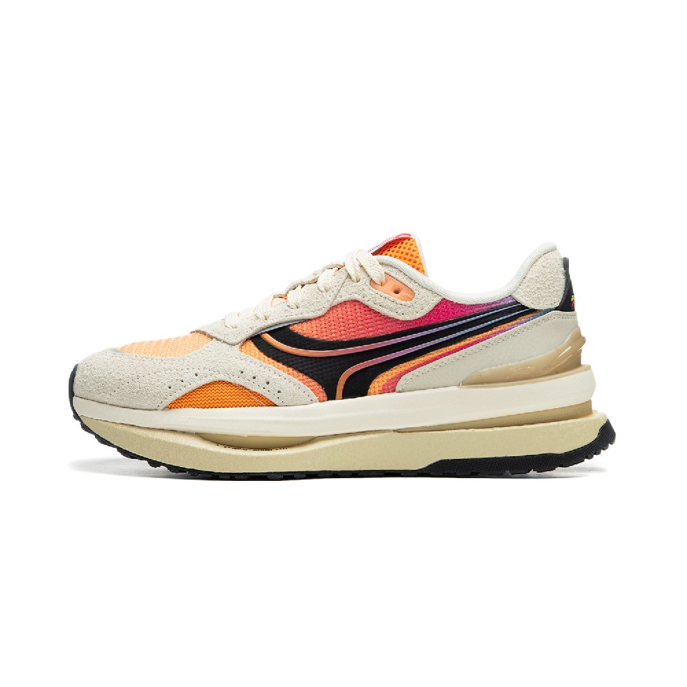 LiNing Honor Renew Cushioning Breathable Supportive Rebound Low-Top Casual Shoes Men's Light Yellow