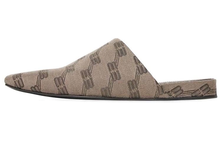 Balenciaga Cosy Mules 'BB Monogram Brown'