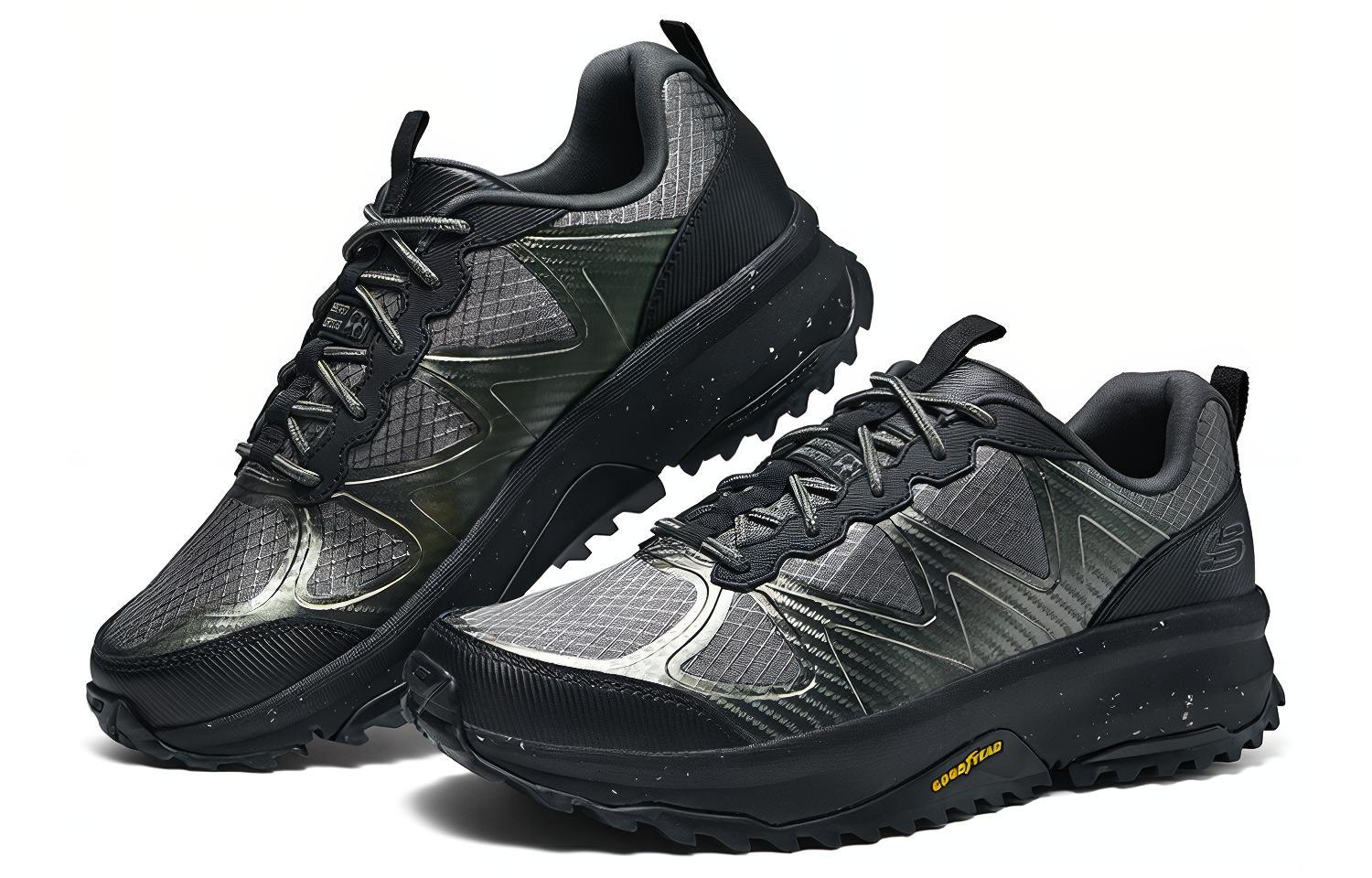 Skechers Low-Top Outdoor Shoes Men's Olive Black