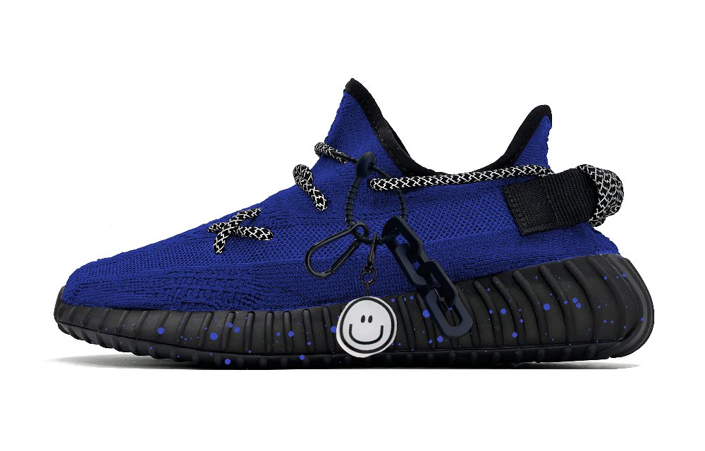 Adidas Originals Yeezy Boost 350 V2 Low Top Casual Shoes Unisex Blue