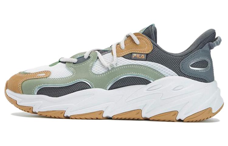 FILA Low Top Running Shoes Men's Brown Green