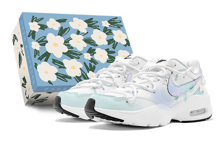 Nike Air Max Fusion Gift-Worthy Fluid Dazzling Color Waterdrop Low-Top Casual Shoes Women's Blue Purple