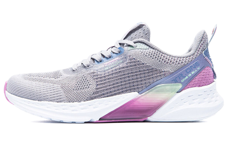 361° Volcano Cushioning Slip Resistant Low Top Training Shoes Women's Gray Purple