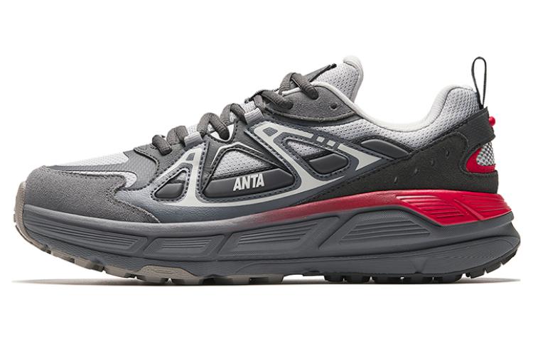 Anta Engine Cushioning Anti-Slip And Wear-Resistant Low-Top Casual Shoes Men's Silver Gray