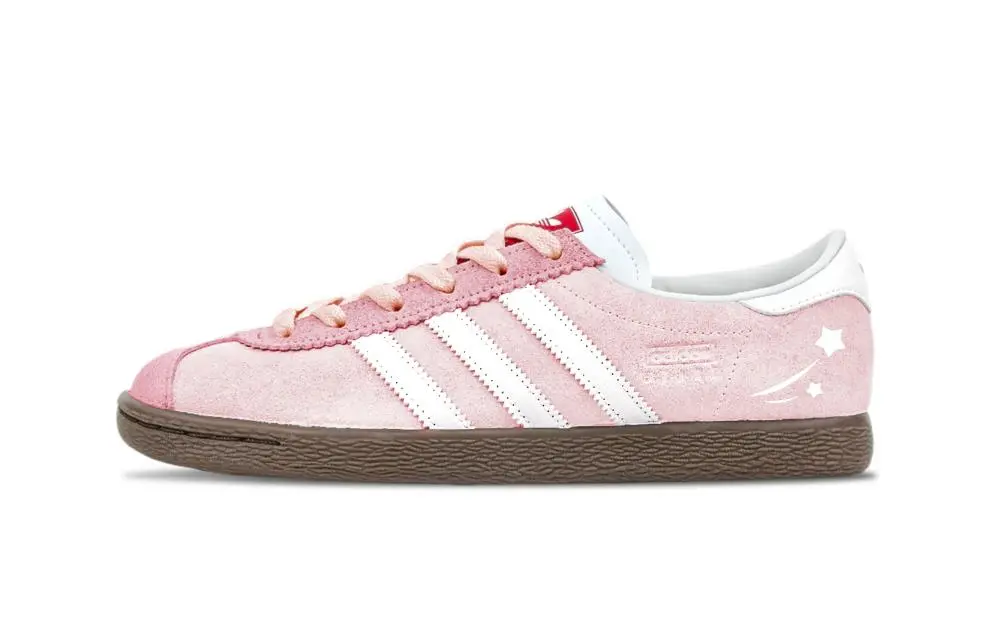 Adidas Originals Stadt Begonia Abrasion Resistant Low top German Army Trainers Unisex Pink White