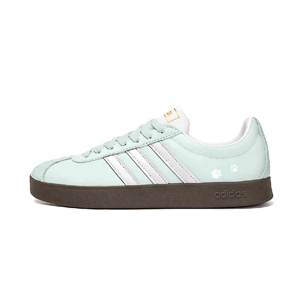 Adidas Neo VL Court 2.0 Low Top Skateboard Shoes Unisex White Green