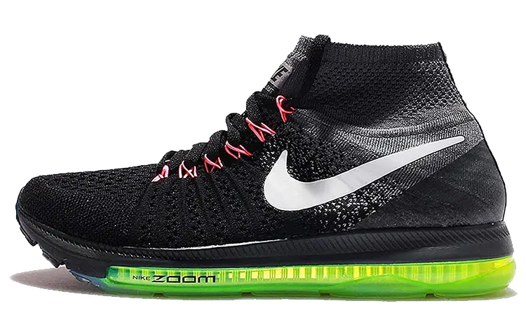 Nike Zoom All Out Flyknit Black White Volt Women's