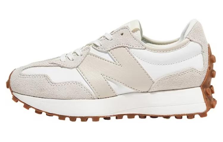 New Balance 327 Beige White Gum Pink Women's