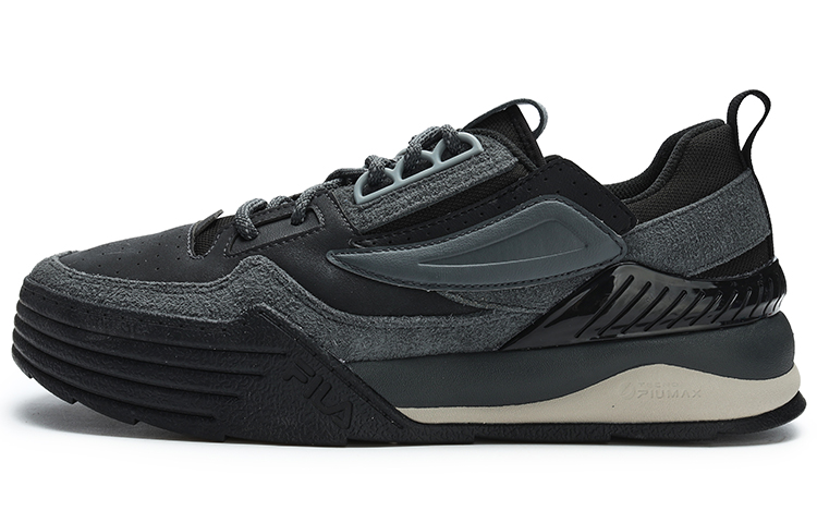 FILA PALA Low-Top Skateboard Shoes Men's Black Contour Gray
