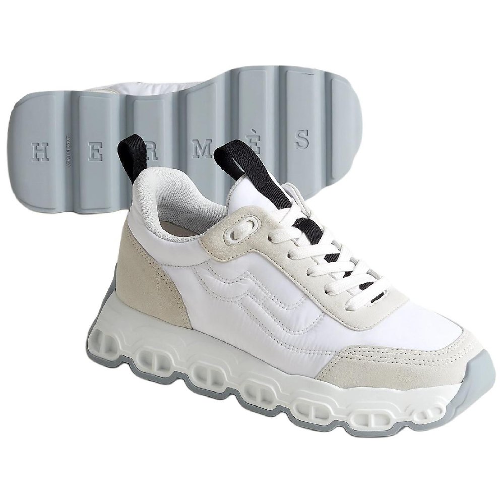 HERMES Impulse Low-Top Casual Shoes 4.5cm Women's White