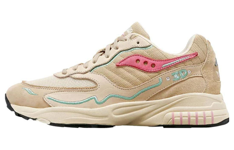 Saucony 3D Grid Hurricane Premium Cream Pink
