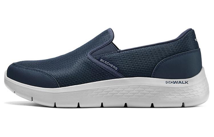 Skechers Slip-Resistant Low-Top Casual Shoes Men's Blue Gray