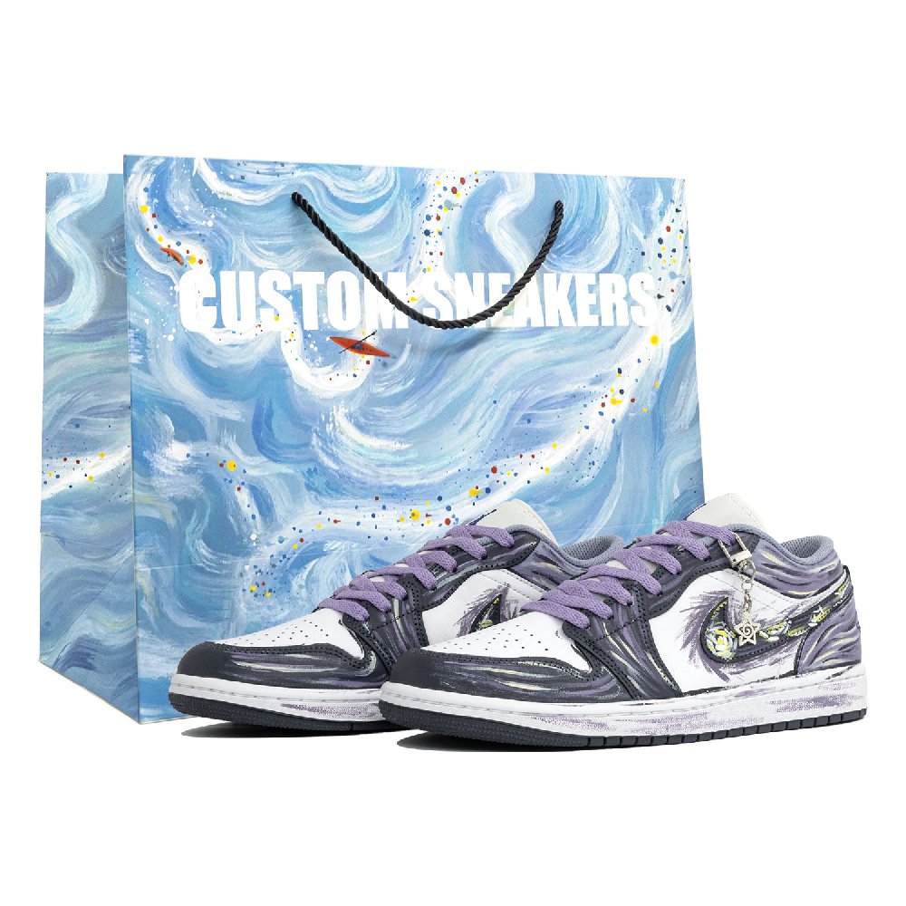 Jordan Air Jordan 1 Vintage Basketball Shoes Men Low Top White