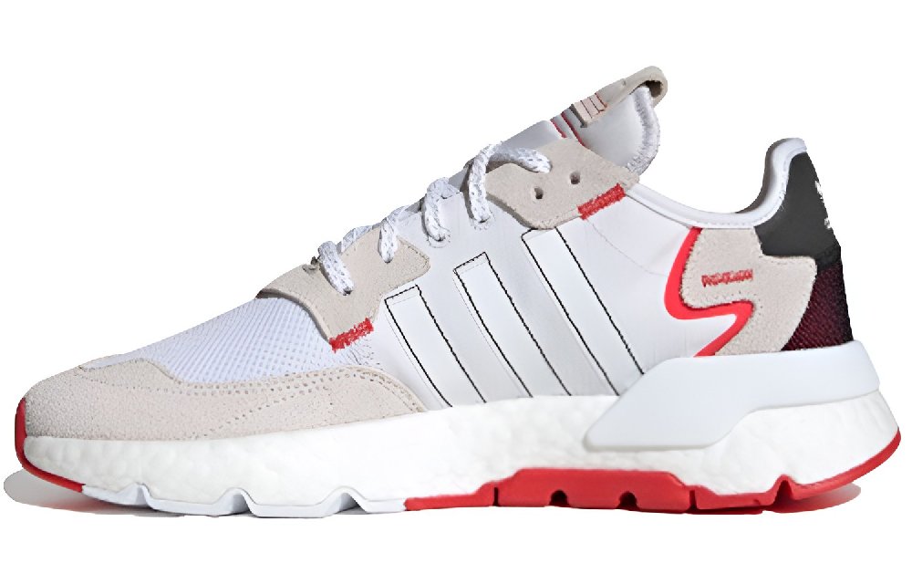 Adidas Originals Nite Jogger 'White Black Grey Red'