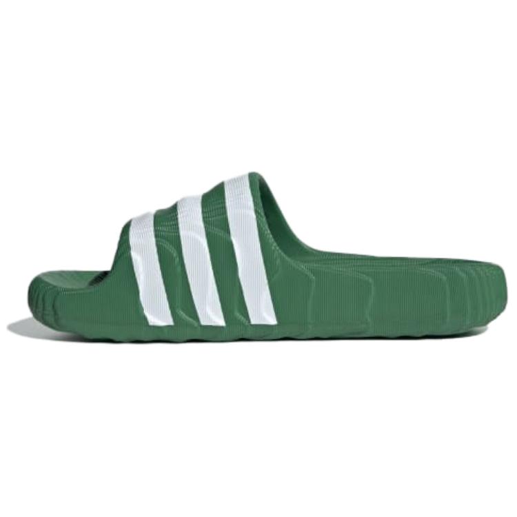 Adidas Adilette 22 Slides Preloved Green Cloud White