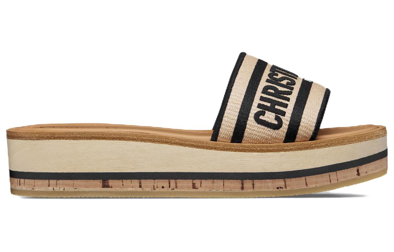 DIOR Dway Slide Slippers Women's Brown