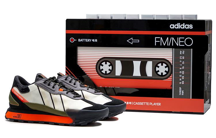 adidas neo Futro Mixr Black White Orange