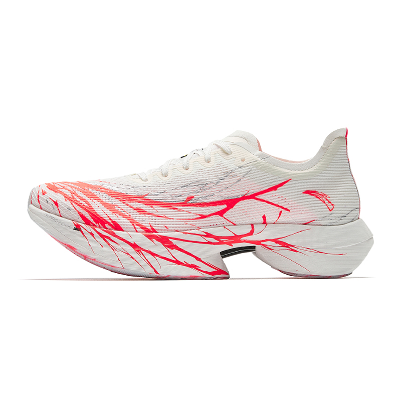 Anta C10 Pro Anti Slip Wear Resistant Low Top Marathon Running Shoes Women's White Red