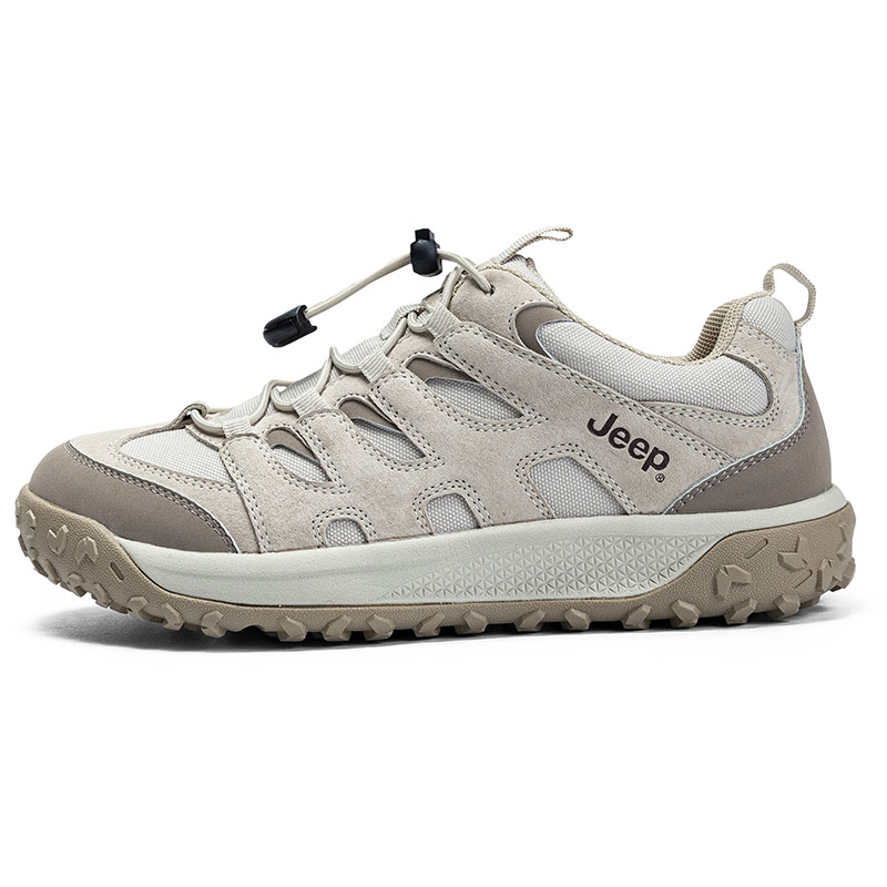 Jeep Anti-Slip And Wear-Resistant Breathable Low-Top Casual Shoes Women's Gray