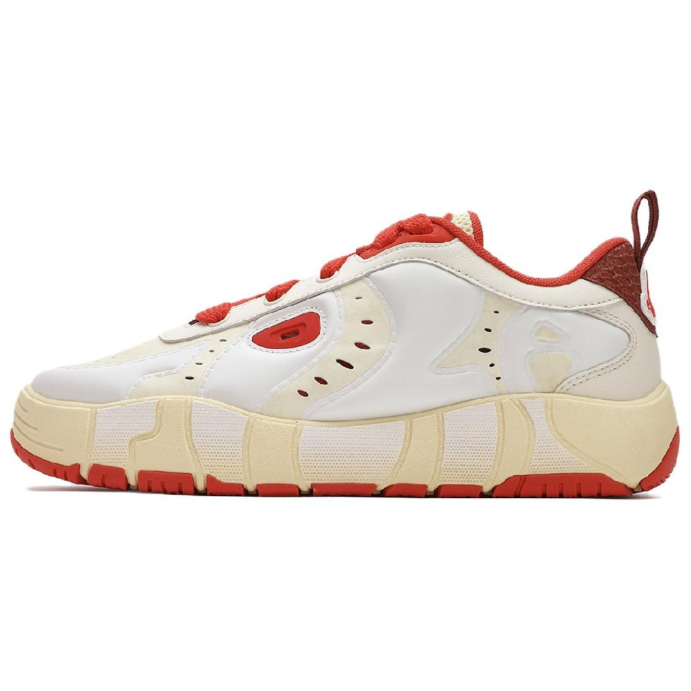 FILA MELT Anti-Slip Wear-Resistant Low-Top Casual Shoes Men's Clove Flower Yellow/Tofu White