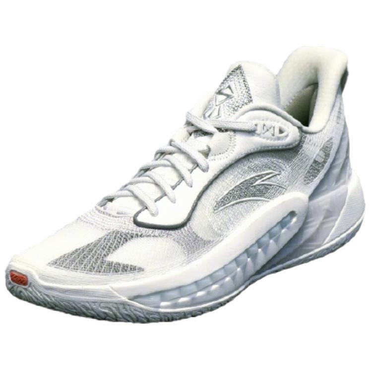 Anta Tide 6 Cushioning Anti-Slip And Wear-Resistant Low-Top Basketball Shoes Men's White