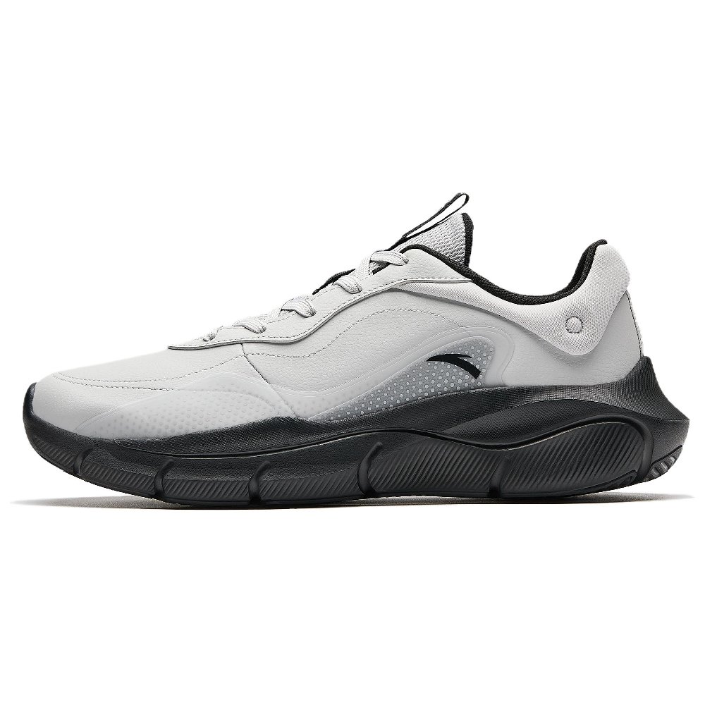 Anta Cushioning Waterproof Low Top Training Shoes Men's Microchip Gray