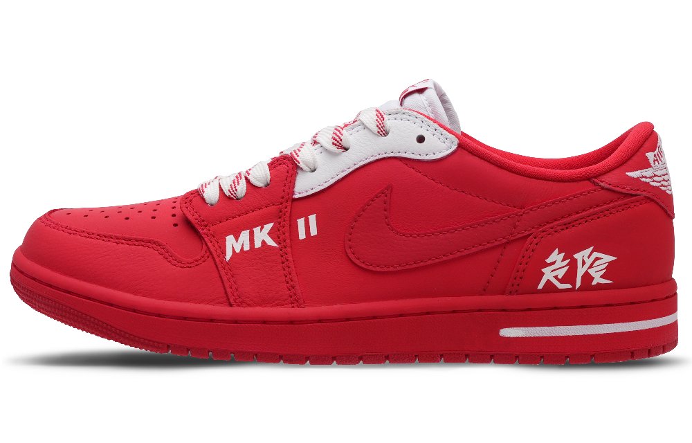 Jordan Air Jordan 1 Mark Rabbit Low-Top Vintage Basketball Shoes Men's Red White