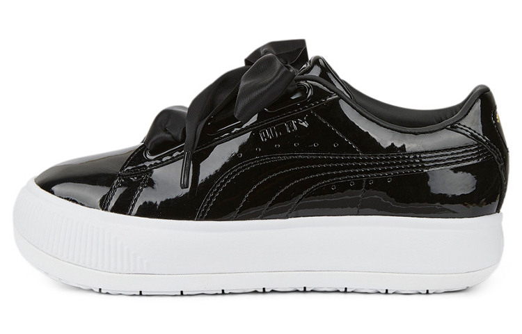 PUMA Suede Mayu Heart Patent 'Black White' Women's
