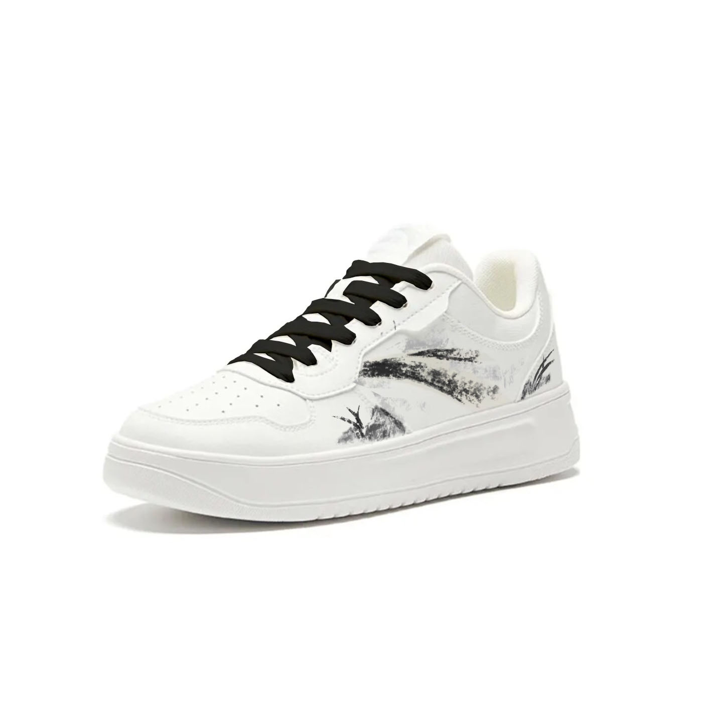 Anta Relaxed Cushioning Abrasion Resistant Balance Low top Skateboard Shoes Men's White