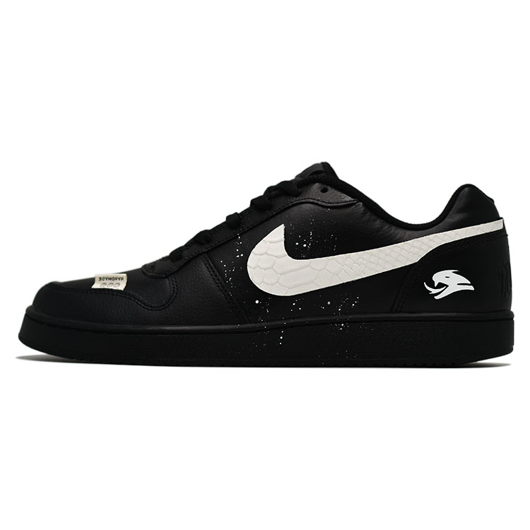Nike EBERNON Skateboard Shoes Men Low-Top Black/White