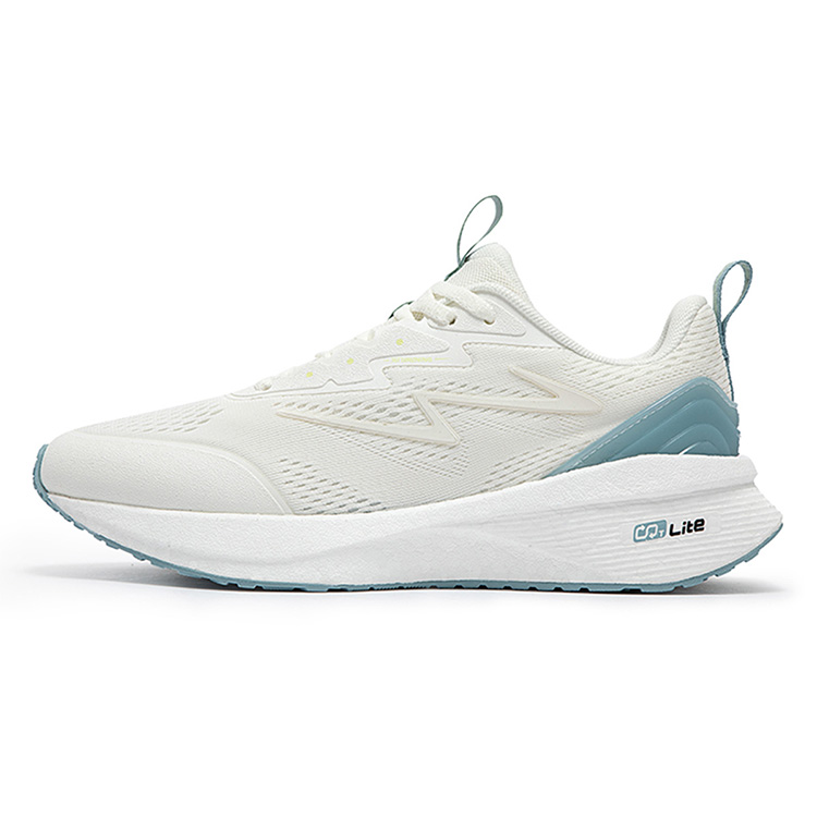 361° Popping Foam Anti Slip Wear Resistant Low Top Casual Running Shoes Women's Mist Blue