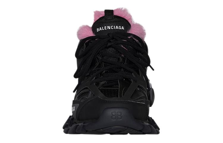 Balenciaga Track Fake Fur Black Pink Women's купить в интернет-магазине Yoocart с быстрой доставкой по России.